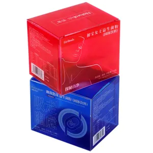 Xilong PET Folding Plastic Box for Solid Drinks for Food with UV Coating Embossing Varnishing Lamination-for Industrial Use
