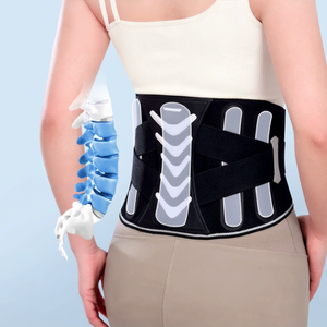Nouvelle ceinture lombaire en acier 2026 - Soutien thermique respirant pour le dos, pour hommes et femmes - Product Image 1