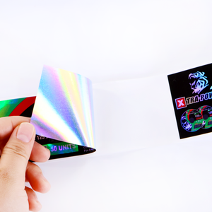 สติกเกอร์โฮโลแกรมแบบกำหนดเองสำหรับขวดบรรจุภัณฑ์อาหารเสริม ฉลากบรรจุภัณฑ์ผลิตภัณฑ์เสริมอาหาร พิมพ์บนวัสดุ PP - Product Image 4