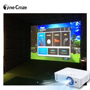 OneCraze CY AR GOLF 001 Système de jeu de golf interactif virtuel avec projection et écran résistant aux chocs pour simulateur de golf AR Sport - Product Image 1