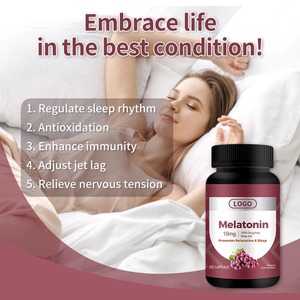 Le capsule popolari di supporto del sonno 10mg per adulti promuovono la calma e il rilassamento - Product Image 3