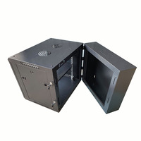 Kabinet Rak Server Jaringan Kustom 19 Inci dengan Engsel, Model Ayun Ganda 4U 6U 9U 12U untuk Komunikasi IT