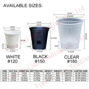 Breathable <strong>Clear</strong> <strong>Orchid</strong> Grower Plastic Flower <strong>Pot</strong> Drainage Holes Flowerpot Planters Self Watering Planter <strong>Pots</strong> for Indoor Plants - Product Image 2