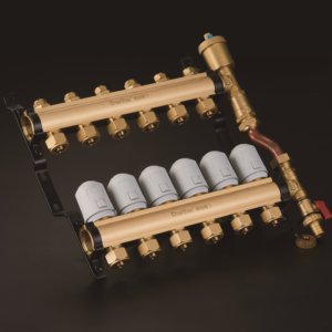 Zhejiang fabbrica di controllo manuale in ottone valvola collettore acqua DN25 in ottone <span class=keywords><strong>collettori</strong></span> 16mm Pex tubo <span class=keywords><strong>riscaldamento</strong></span> <span class=keywords><strong>pavimento</strong></span> Pex tubo - Product Image 3