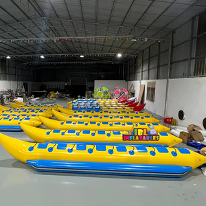 Tubo inflable <span class=keywords><strong>de</strong></span> PVC para 8 personas, para esquiar en la playa, barco, plátano - Product Image 5