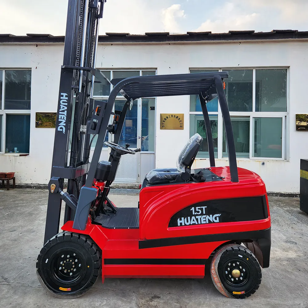 Produsen Cina gas off road telescopis propana taksi forklift 1,5ton 2,5 ton 3ton baterai truk forklift listrik