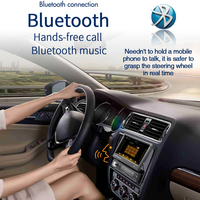 Autoradio MP3 1Din, stéréo audio, FM, récepteur d'entrée/USB 12V avec lecteur multimédia intégré