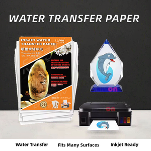 DSon Water Transfer Blank Inkjet Compatible Transparent White Custom Design Decal <b>Paper</b> for Ceramic Glass Metal A2/<b>A3</b>/A4/8.5x11 - Product Image 2