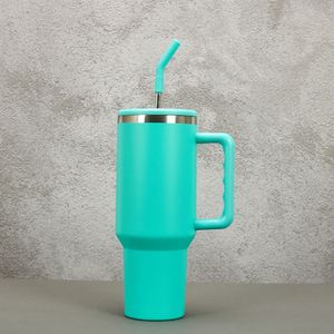 40oz H3.0 <b>Handle</b> <b>Travel</b> Car Tumbler Vacuum <b>Mug</b> Lid Straw Non-Slip Base OEM ODM Custom Color - Product Image 3