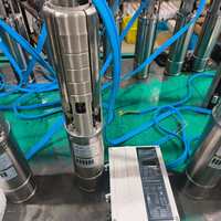 Fly Großhandel 4SDM6/8-750W 1 PS Hochdruck-Einphasen-Tauchpumpe für Tiefbrunnen aus 304 Edelstahl für abgelegene Gebiete