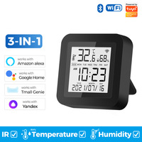 Control Remoto Universal Inteligente con Wi-Fi e Infrarrojos Graffiti, Sensor de Temperatura y Humedad con Batería, Control por Aplicación, Uso en Interiores del Hogar