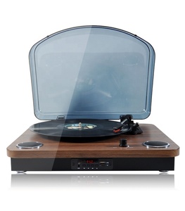 Audmic Hiện Đại Retro Điện Vinyl Kỷ Lục <span class=keywords><strong>LP</strong></span> Máy Nghe Nhạc Cổ Điển Turntable Với Loa - Product Image 3