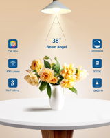 Spot LED GU10 5W COB à intensité variable, design moderne, encastrable, orientable, réglable, montage en surface, IP55, faisceau de 38°, salon
