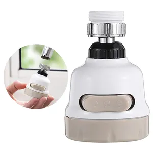 360 Degree Rotatable Spray Head Tap Durable Faucet Filter Nozzle 3 Modes Water Saving Kitchen Bathroom Shower Sprayer Head