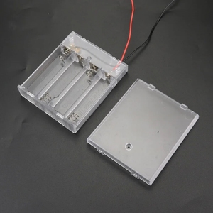 2X 3X 4X New AA pin chủ hộp Trường hợp với chuyển đổi 2 3 4 AA Pin lưu trữ hộp trường hợp + Cáp chì - Product Image 2