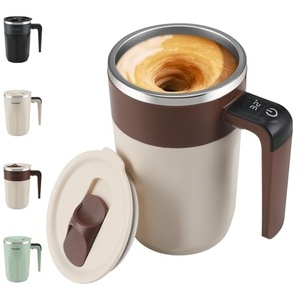 แก้วมัคสแตนเลส 316 พร้อมหน้าจอแสดงอุณหภูมิ ขนาด 450 มล. แก้วกาแฟอัจฉริยะเก็บความร้อน พกพาสะดวก พร้อมฝาปิด - Product Image 1