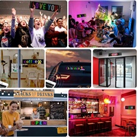 Panneau matriciel LED RVB personnalisé Pixel Lampe œil de diable programmable pour voiture camion publicité App contrôle Logo lumière nouvel état