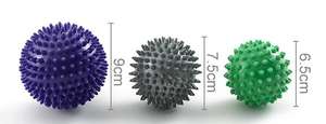 Massage <strong>Ball</strong> Spiky for Deep Tissue Back Massage Foot Massager for Plantar Fasciitis &amp; All Over Body Deep Tissue Muscle <strong>Thera</strong> - Product Image 2