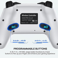 Manette de jeu sans fil TL-07 à six axes avec fonction de programmation de macros pour Nintendo Switch Oled Switch2, comprend la fonction de réveil