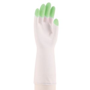 Gants de nettoyage en PVC largement utilisés Gants de ménage en vinyle polyvalents de tous les jours Hgv001 - Product Image 3