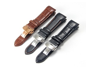 Bracelet de <span class=keywords><strong>montre</strong></span> classique en cuir de vache courbé avec fermoir papillon, adapté au bracelet Tissott 1853 fait à la main T035627/T035617/T035407/T035410A - Product Image 2