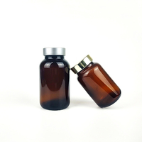 Flacons en verre ambré pour pilules médicales de 10 ml, 20 ml, 30 ml, 50 ml, 100 ml, pour compléments alimentaires et capsules