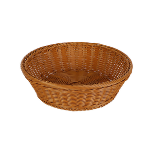 Cesta Redonda <span class=keywords><strong>de</strong></span> Mimbre <span class=keywords><strong>para</strong></span> Pan, Cestas Navideñas <span class=keywords><strong>para</strong></span> Alimentos, Cesta <span class=keywords><strong>de</strong></span> Frutas Apilable Resistente y Ecológica <span class=keywords><strong>para</strong></span> Cocina - Product Image 2