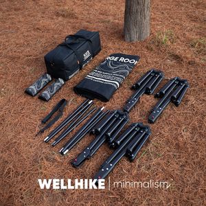 เตียงพับสำหรับแคมป์ปิ้งแบบสองคน WELLHIKE Yunfeng - เตียงสำหรับตั้งแคมป์กลางแจ้ง รถบ้าน และการเดินทางด้วยรถยนต์ - Product Image 3