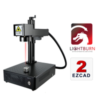 Machine de marquage laser à fibre Galvo portable 20W, mini CNC autonome à refroidissement par air pour bijoux, acier, aluminium