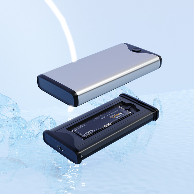 Rocketek 40Gbps M2 NVME SSD Enclosure Thunderbolt 4 USB4 Type-C Tool-Free 4TB HDD Enclosure