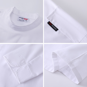 ชุดยูนิฟอร์มเชฟร้านอาหาร ผ้าชีฟอง แขนยาว ใส่ได้ทุกฤดู แบบ unisex รับสกรีนโลโก้ ชุดทำงานสำหรับครัวโรงแรม - Product Image 2