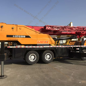 Grúa sobre orugas Sany STC800 de 80T usada certificada 2024, pluma principal de 48.5m, contrapeso de 21 toneladas, con motor, caja de cambios, bomba y motor principal. - Product Image 4