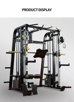 Smith Integrated Trainer Gantry Squat Rack Commercial Fitness Gym Equipment Squat rack con cables Estación combinada