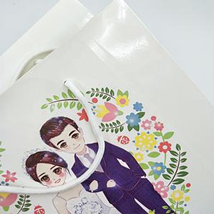 Borsa della spesa di carta di conservazione di sublimazione di Multi funzione di 40 cm per le imprese/uso di acquisto - Product Image 2