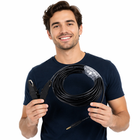 Pince crocodile isolée 50A avec poignée en plastique pour batterie, connecteur de test, faisceau de câbles automobile OEM ODM