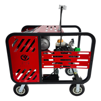Pompe à brouillard portable Timecore ZHSD-S800 pour l'extinction d'incendies, pompe à pulvérisation à essence haute pression pour les secours d'urgence