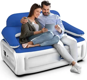 Sofa Bed Sleeper Queen Size Inflatable Air Folding Inflatable Air Sofa For Adult Couple