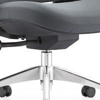 Chaise de bureau ergonomique JOHOOFURNITURE sans appui-tête, directement de l'usine, Burostuhl pour bureau, coussin épais confortable