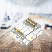 Connecteur de bande LED IP67 mâle/femelle en cuivre ABS transparent sans joint ni soudure pour 5PIN 6PIN 5050 RGBW 3PIN 4PIN WS2811
