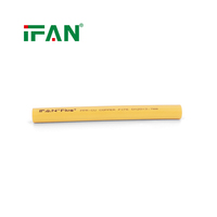 Tuyau PPR IFAN OEM de couleur jaune, tuyau PPR pour eau chaude ou froide et construction, matériau de construction
