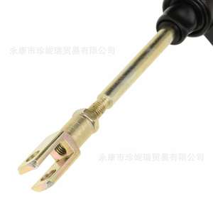 Pompe de frein arrière pour moto tout-terrain Cqr, hydraulique à tête plate avec support de rétroviseur, pièce de réparation en alliage d'aluminium noir - Product Image 5