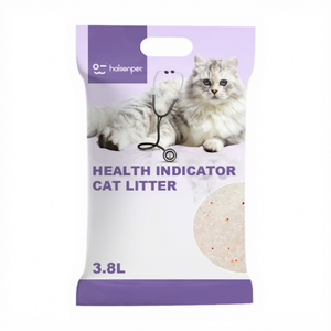 Gratis monsters, zeer absorberend, geurcontrole, snelle absorptie, milieuvriendelijk, 100% natuurlijk, stofvrij, gezond, witte kleur, kattenbakvulling - Product Image 1