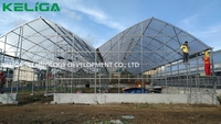 Serre agricole, serre commerciale, serre intelligente multi-spans