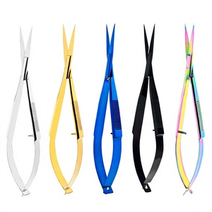 High Quality Cuticle Spring <b>Scissors</b> Stainless Steel Extra <b>Sharpening</b> Blades Micro <b>Scissors</b> Beauty Salon Use Nail Spring Shears - Product Image 1