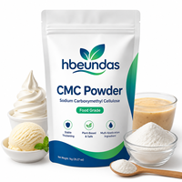 Carboximetilcelulosa (CMC) en Polvo, Grado Alimenticio, Espesante para Bebidas y Helados, Certificación HACCP, ISO, HALAL, KOSHER, 24 Meses de Caducidad