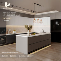 Meubles de cuisine de luxe en bois de qualité supérieure, imperméables, AIGE, cuisines modernes