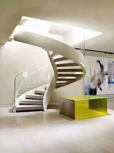 Escalera <span class=keywords><strong>de</strong></span> Caracol Helicoidal, Escalera <span class=keywords><strong>de</strong></span> Loft, <span class=keywords><strong>Diseño</strong></span> <span class=keywords><strong>de</strong></span> <span class=keywords><strong>Escaleras</strong></span> Modernas para Interiores con Barandilla - Product Image 6
