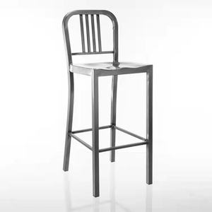 Factory Wholesale Modern Cooling Metal Navy Bar <b>Chairs</b> Coffee Shop & Restaurant Colorful <b>Dining</b> <b>Chair</b> for Home Furniture Use - Product Image 3