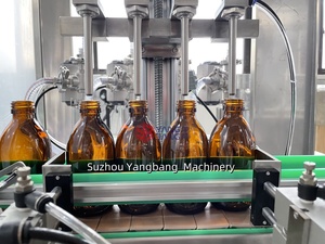 Máquina Automática de Llenado de Botellas Pequeñas de 50-200 ml, Línea de Producción de Llenado y Tapado de Botellas de Jarabe, Máquina de Llenado y Tapado de Jarabe - Product Image 1