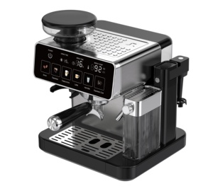 Machine à café Newle, machine à café numérique professionnelle, machine à <span class=keywords><strong>expresso</strong></span> <span class=keywords><strong>avec</strong></span> moulin à café 20 bars, <span class=keywords><strong>filtre</strong></span> à café italien de 52 mm - Product Image 1